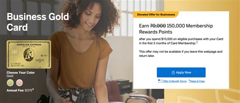 Amex Business Gold: 150K Sign.